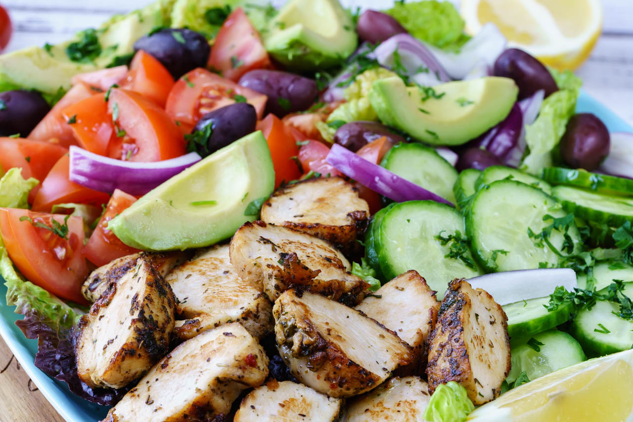 Mediterranean Chicken Salad Clean Food Crush