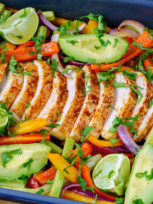One tray chicken fajita recipe