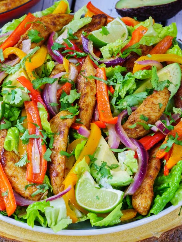 Chili-lime Fajita Salad CleanFoodCrush Recipe