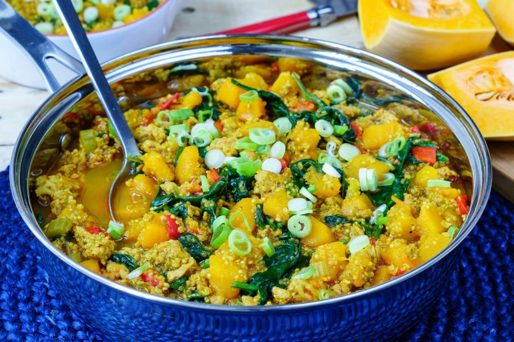 Clean Eating Butternut Squash Turkey Chili CleanFoodCrush
