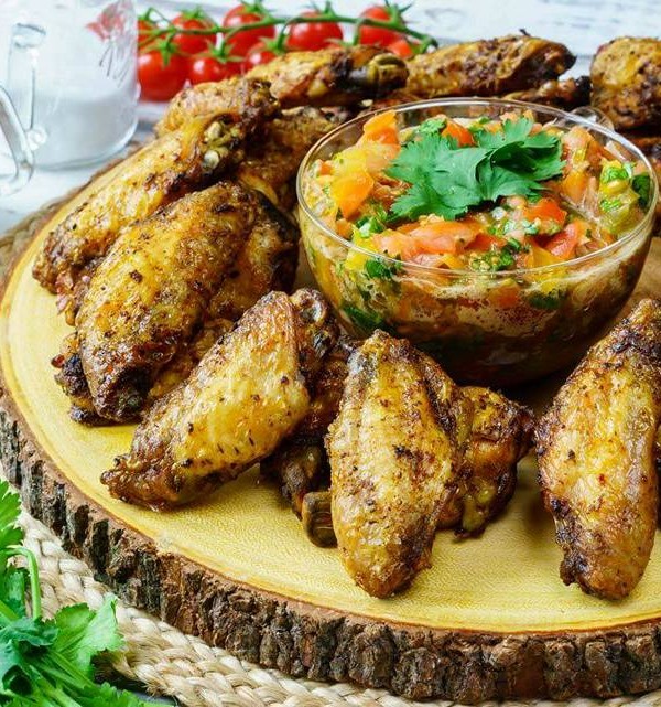 CleanFoodCrush Baked Jerk Chicken Wings