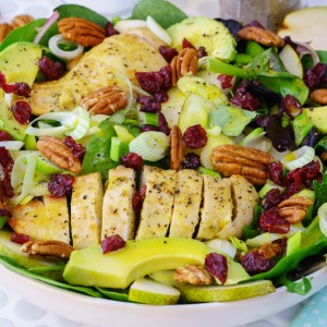 CleanFoodCrush Chicken Pear Avocado Salad