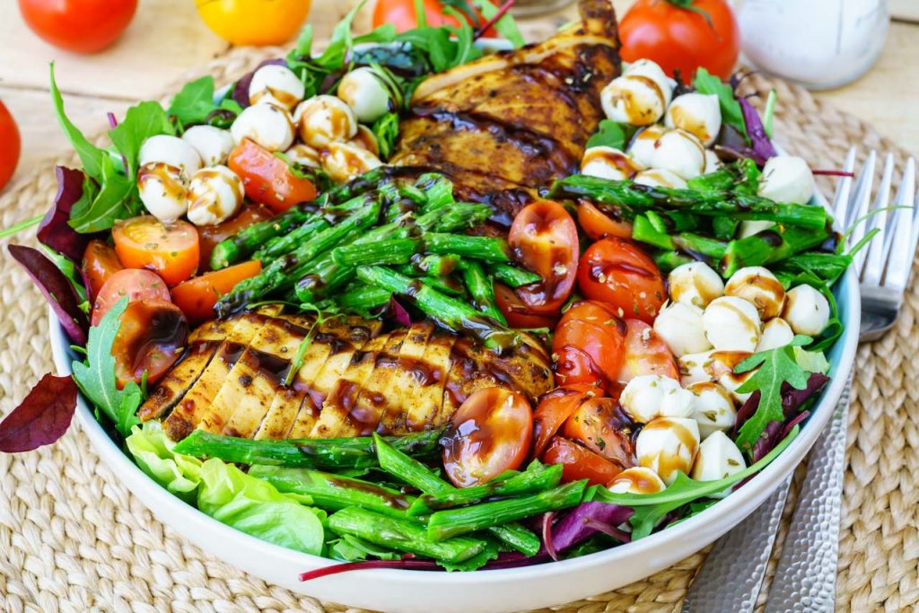 Eat Clean Caprese Chicken Salad CleanFoodCrush