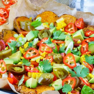Healthy Sweet Potato Nachos CleanFoodCrush Recipe