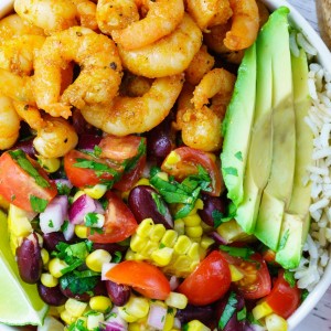 Spicy Shrimp Burrito Bowl Clean Eating