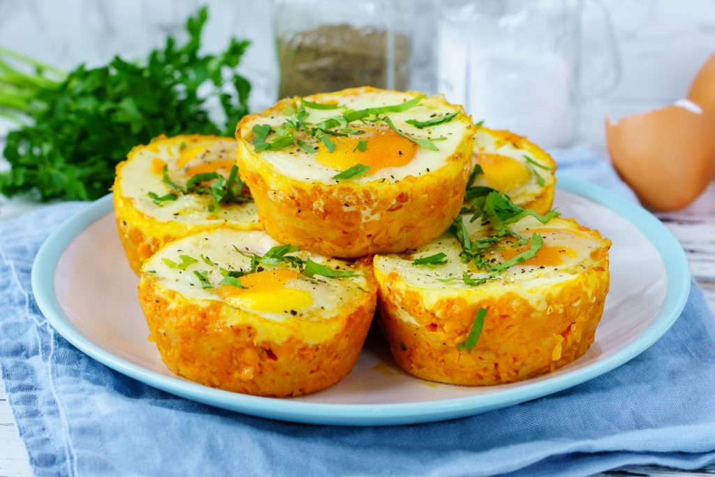 Sweet Potato Egg Cups