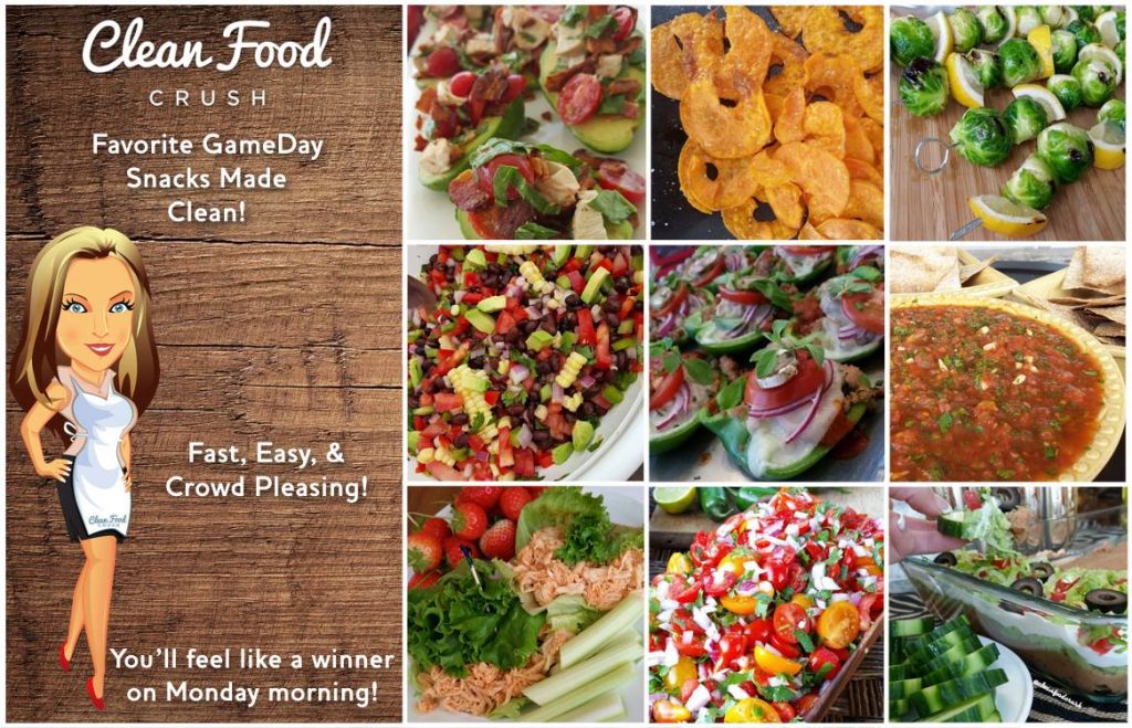 clean eating gameday snacks