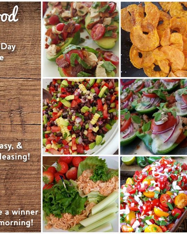 clean eating gameday snacks