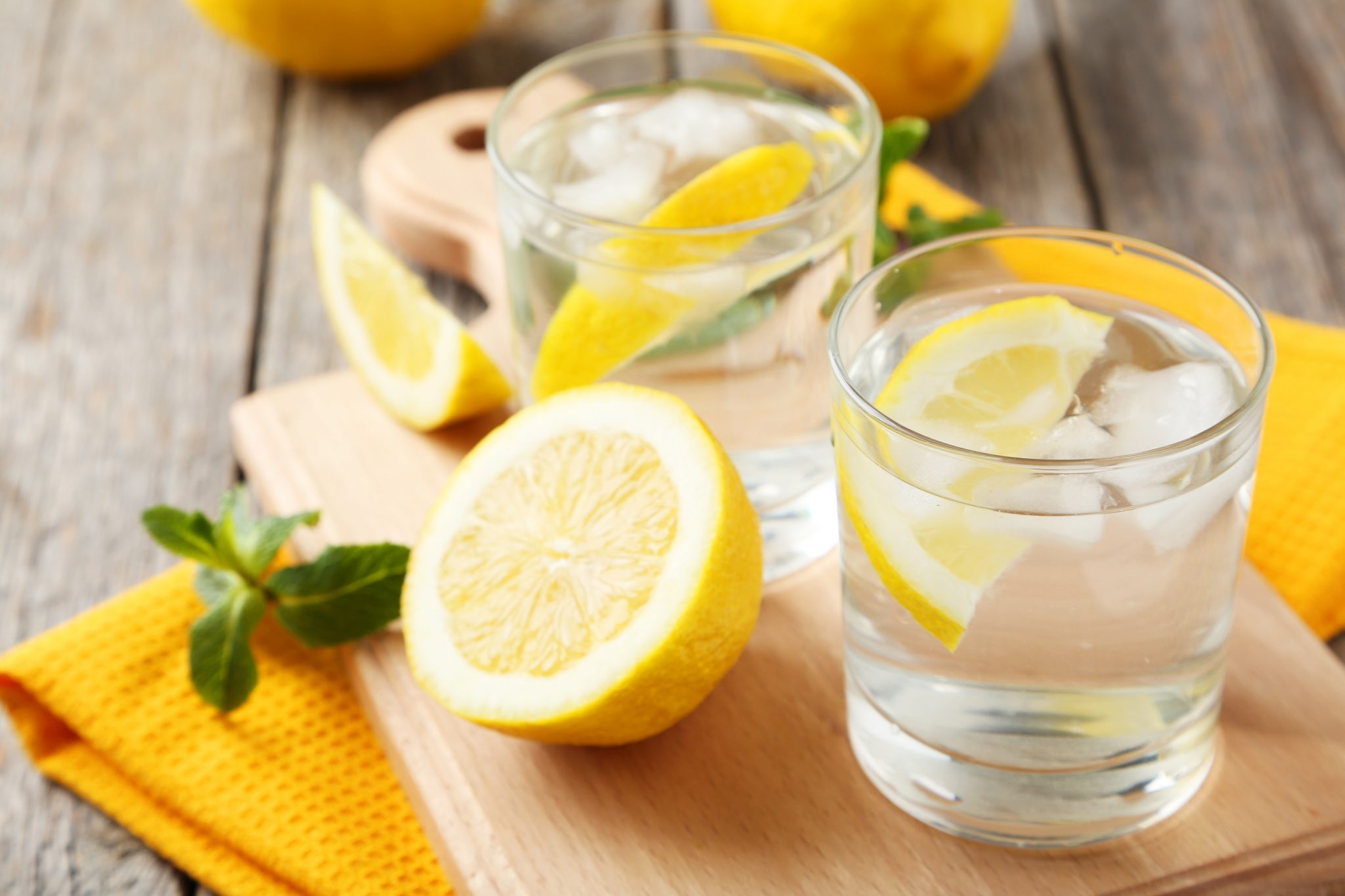 lemon water