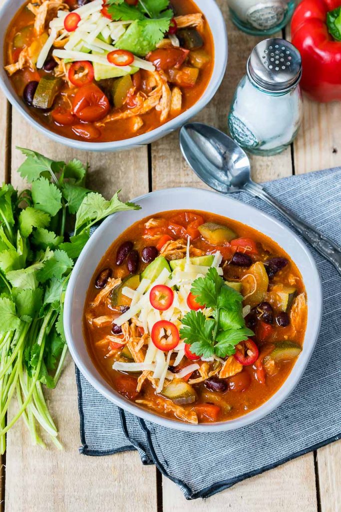 Quick and Easy Chicken Tortilla Soup Meal