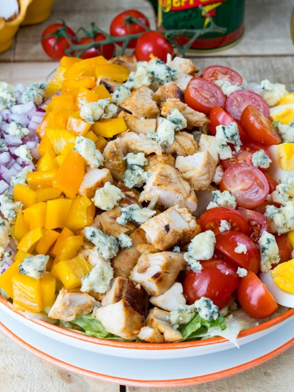 CleanFoodCrush Buffalo Chicken Cobb Salad Recipe