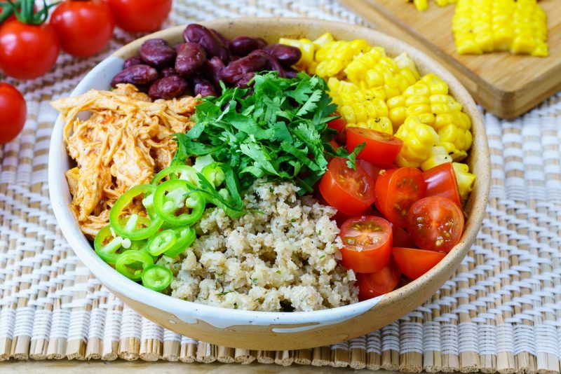 Prep Ahead Enchilada CauliflowerRice Bowls (Eat Clean Anytime!) Clean Food Crush