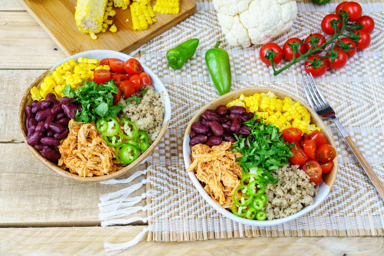 Prep Ahead Enchilada Cauliflower-rice Bowls (eat Clean Anytime 