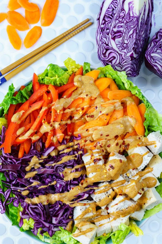 Fresh Asian Chopped Chicken Salad