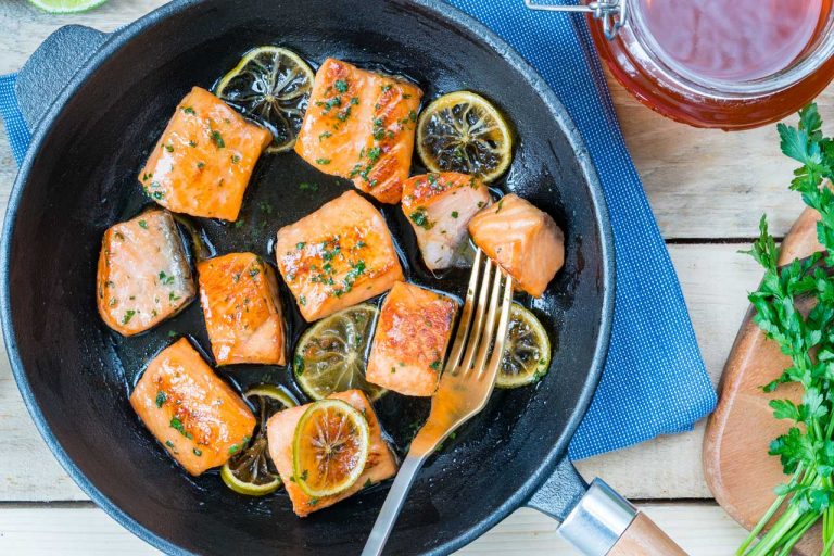 Honey Lime Salmon is a Quick Clean Eating Dinner Idea! | Clean Food Crush