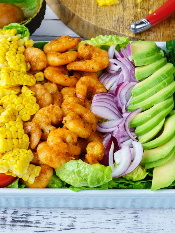 Clean Eating Tangy Shrimp Avocado Salad
