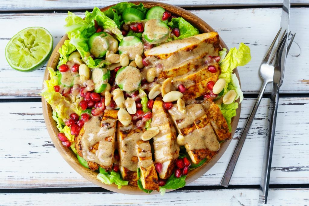 Rachel's Chicken Satay Salad Recipe