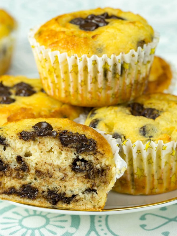 CleanFoodCrush Chocolate Chip Yogurt Muffins