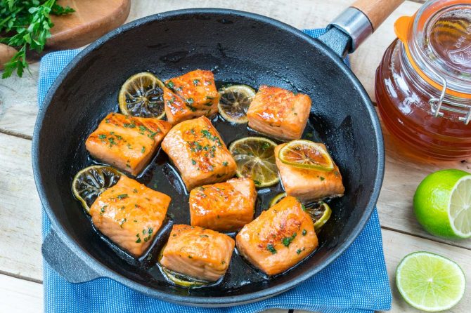 Honey Lime Salmon Is A Quick Clean Eating Dinner Idea Clean Food Crush