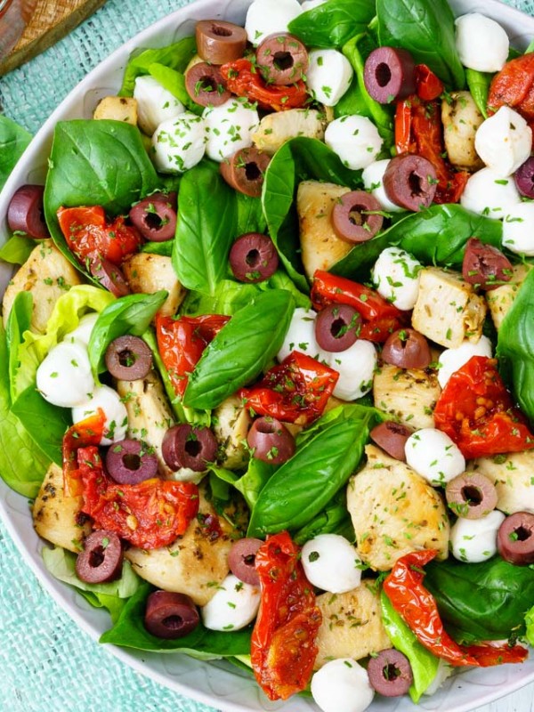 CleanFoodCrush Italian Chicken Salad with Balsamic Dressing Recipe