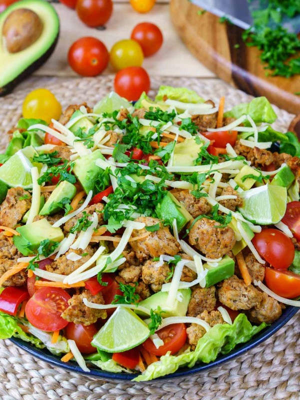 CleanFoodCrush Turkey Taco Salad