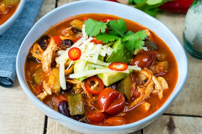 Easy 30-Minute Chicken Tortilla Soup for Clean Eating Comfort! | Clean ...