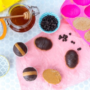 Healthy Choco-Peanut Butter Easter Eggs