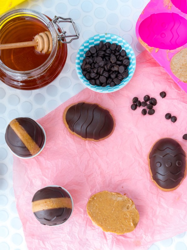 Healthy Choco-Peanut Butter Easter Eggs