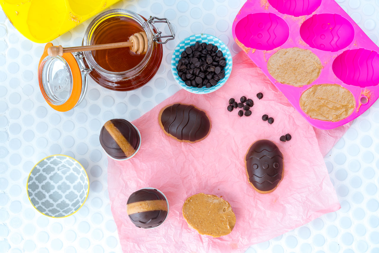 Healthy Choco-Peanut Butter Easter Eggs