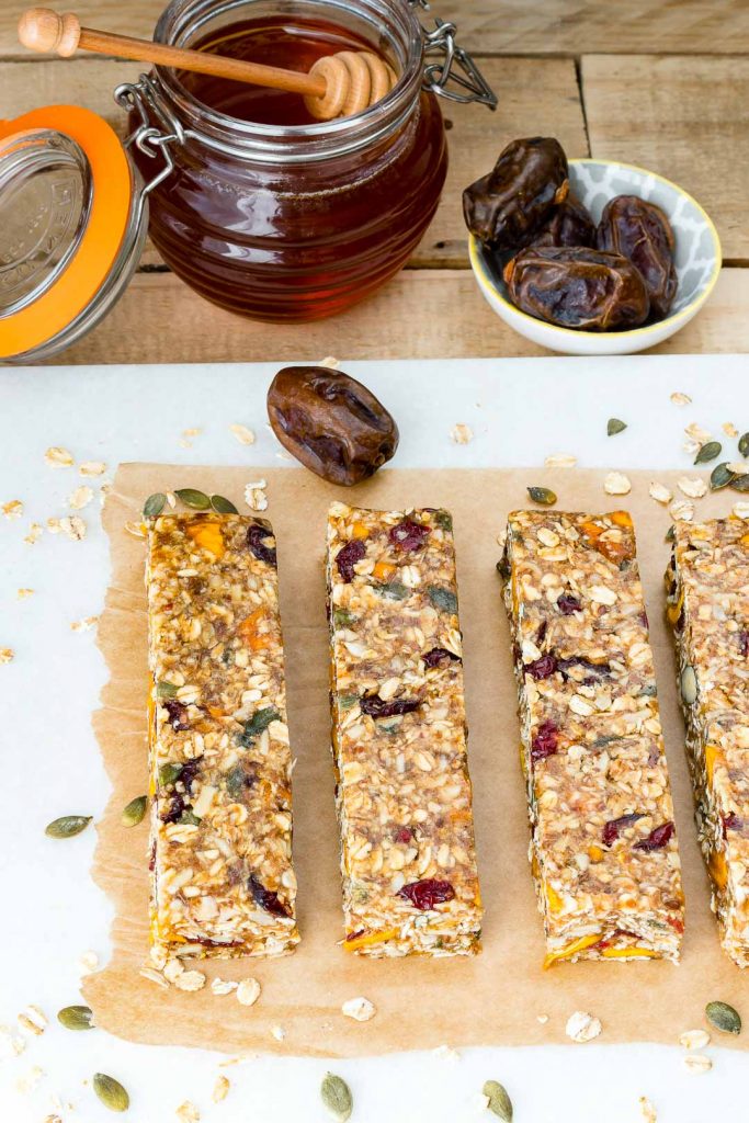 Gluten Free Fruit and Nut Granola Healthy Bars