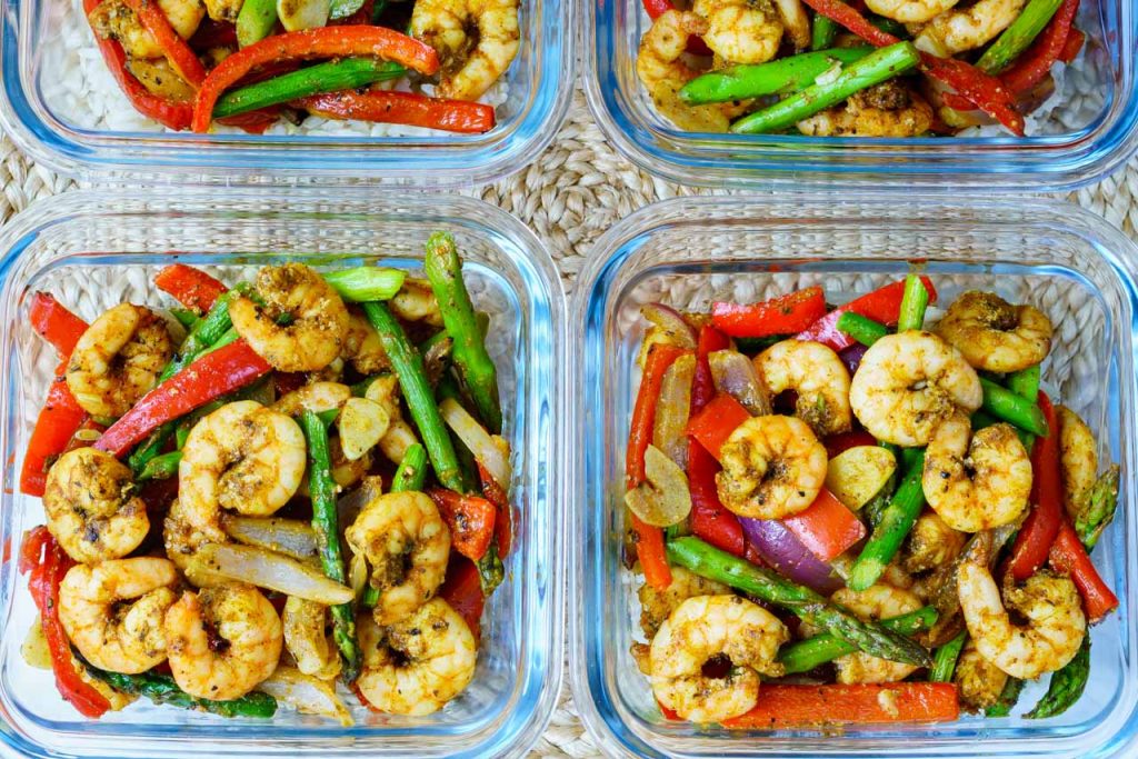 One Pan Shrimp Fajitas CleanFoodCrush