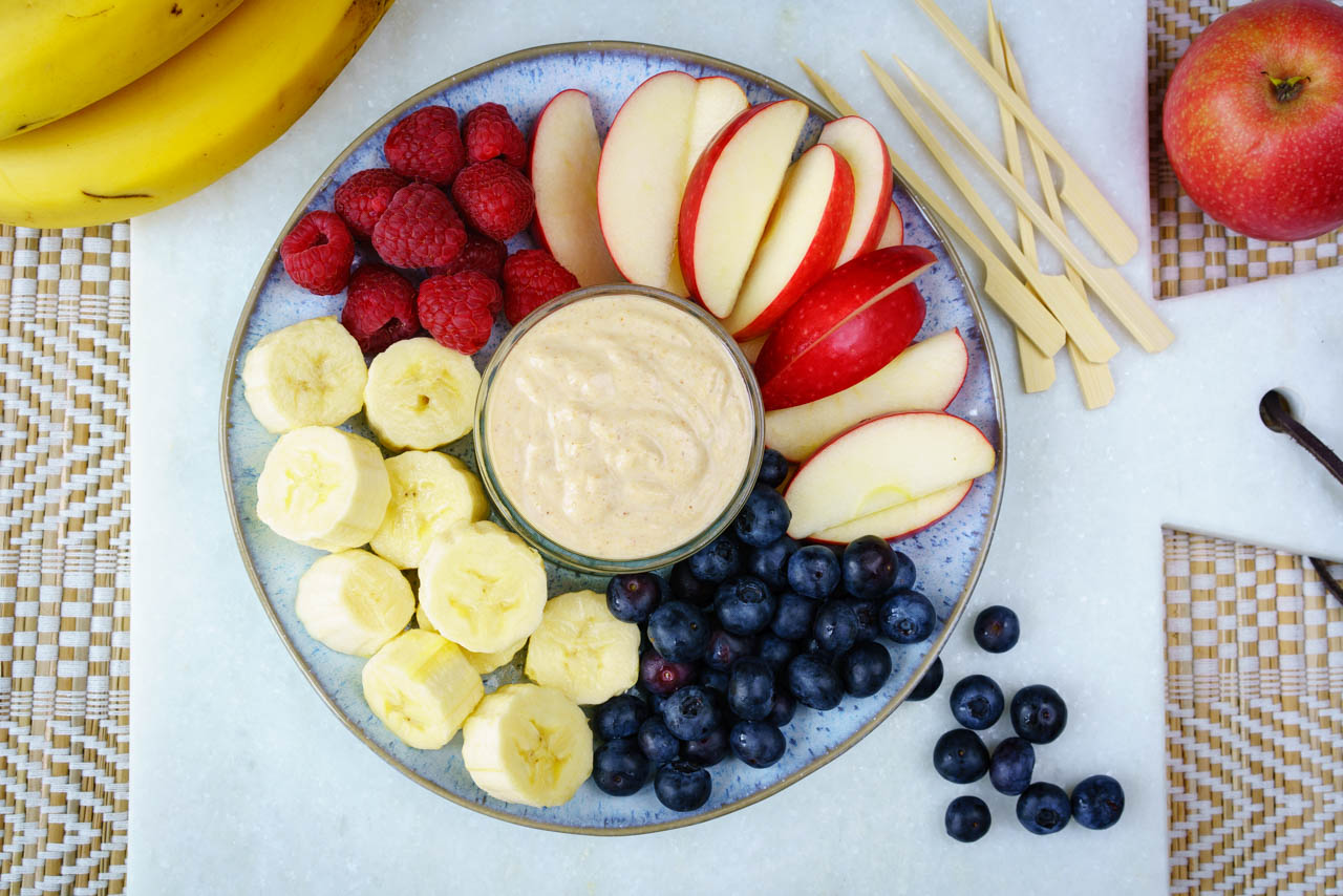 Super Healthy & Creative Peanut Butter Fruit Dip! Clean Food Crush