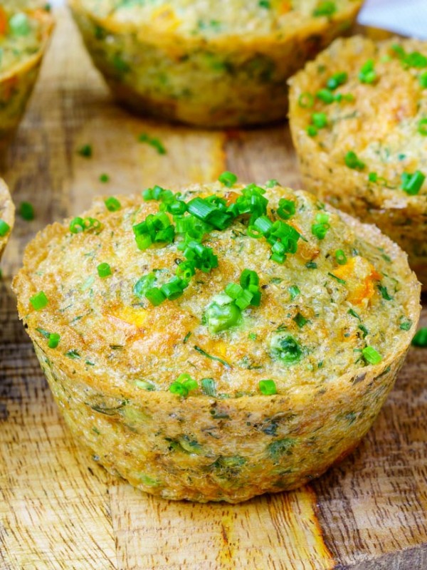 Quinoa + Veggie Egg Frittata Muffins Clean Eating