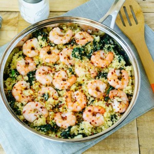 Spicy Shrimp Cauliflower Rice CleanFoodCrush