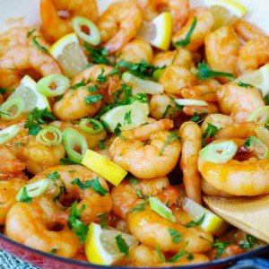 Sticky Honey Garlic Shrimp Clean Eating
