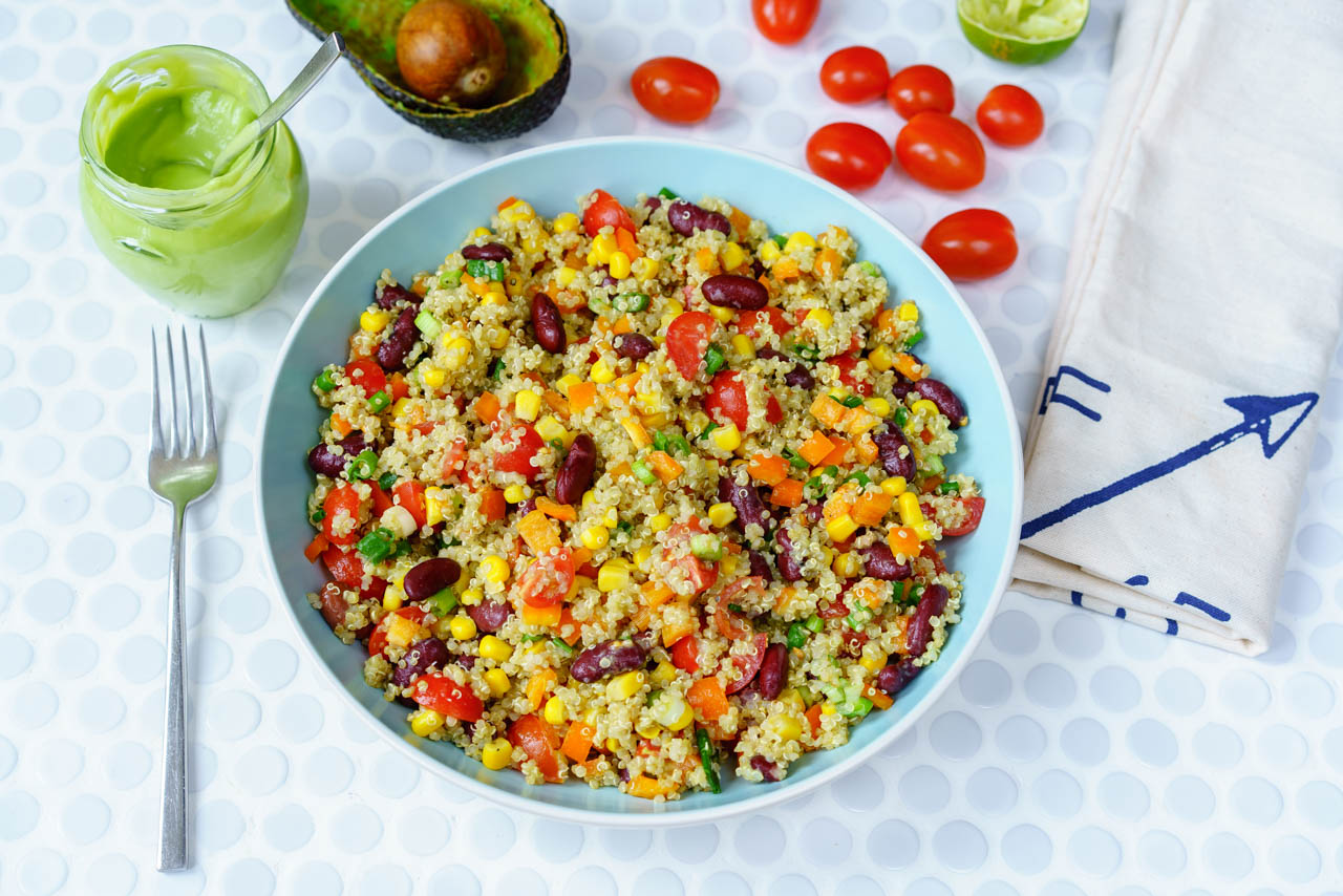 15 Minutes Southwest Quinoa Salad For Breezy Clean Eating Clean Food Crush