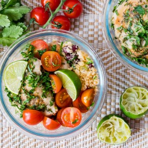 Cilantro Lime Chicken + Cauliflower Rice Recipe CleanFoodCrush