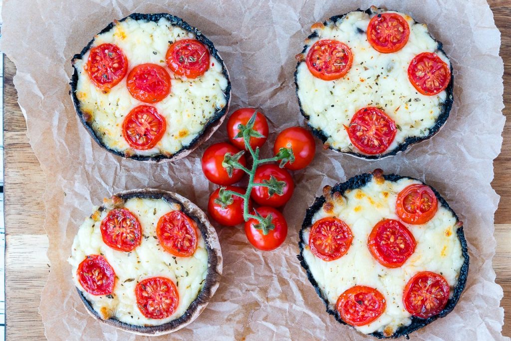 Easy Portobello Pizzas Recipe