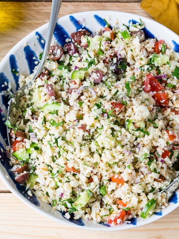 CleanFoodCrush Cauliflower Rice Tabbouleh