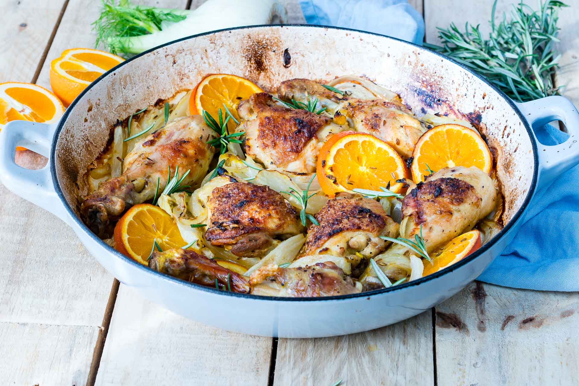 This Clean Eating Orange Fennel Roast Chicken is Amazing! | Clean Food ...