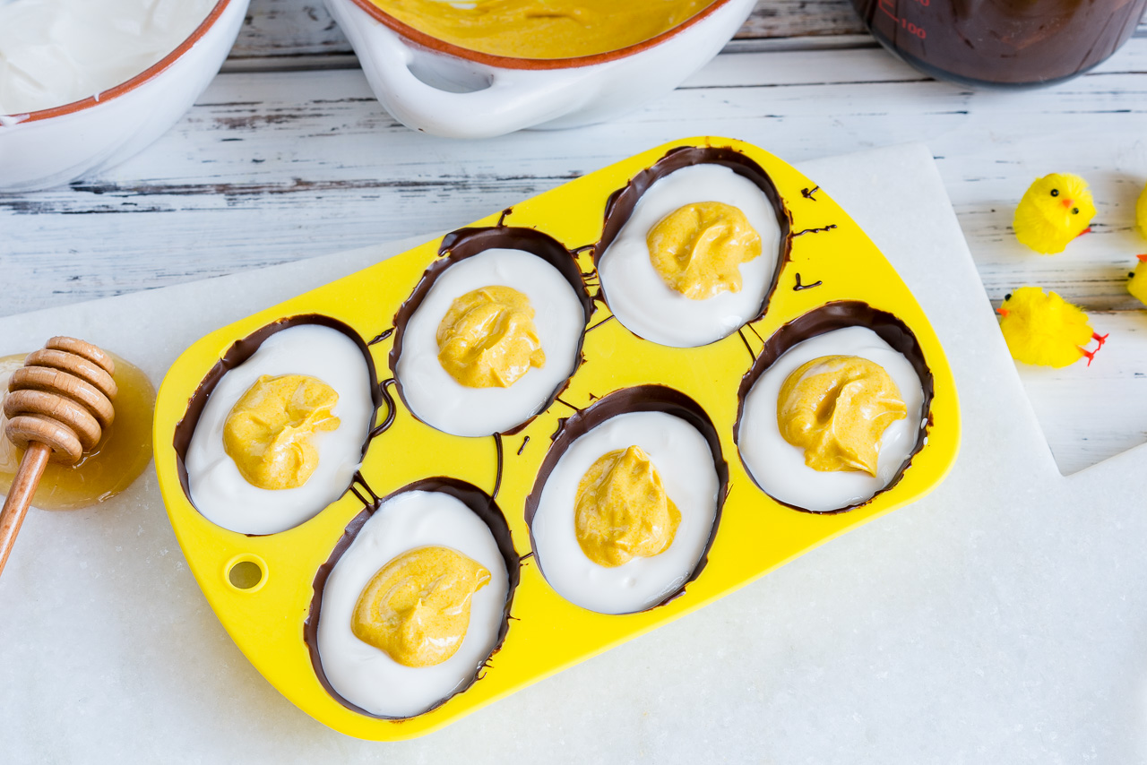 Get Creative with these Healthy Chocolate Yogurtfilled Easter Eggs