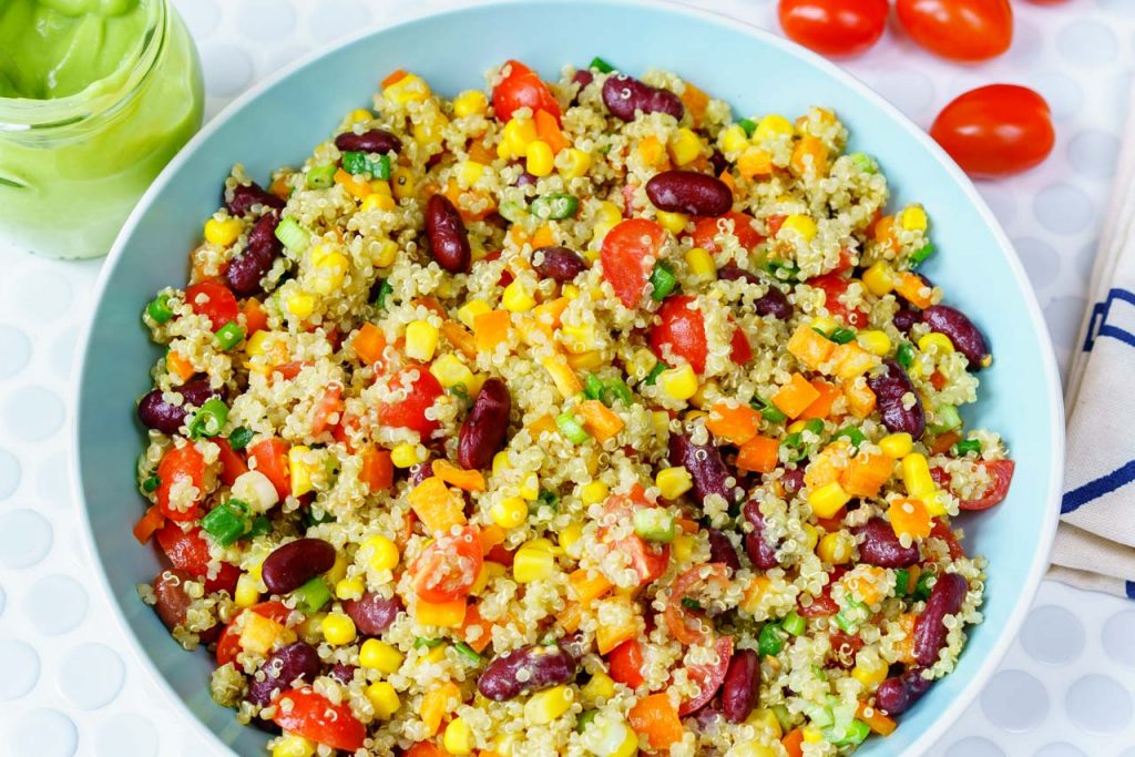 Real clean food Quinoa Salad Recipe