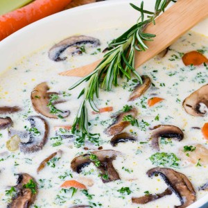 Eat Clean Cream of Chicken & Mushroom Soup