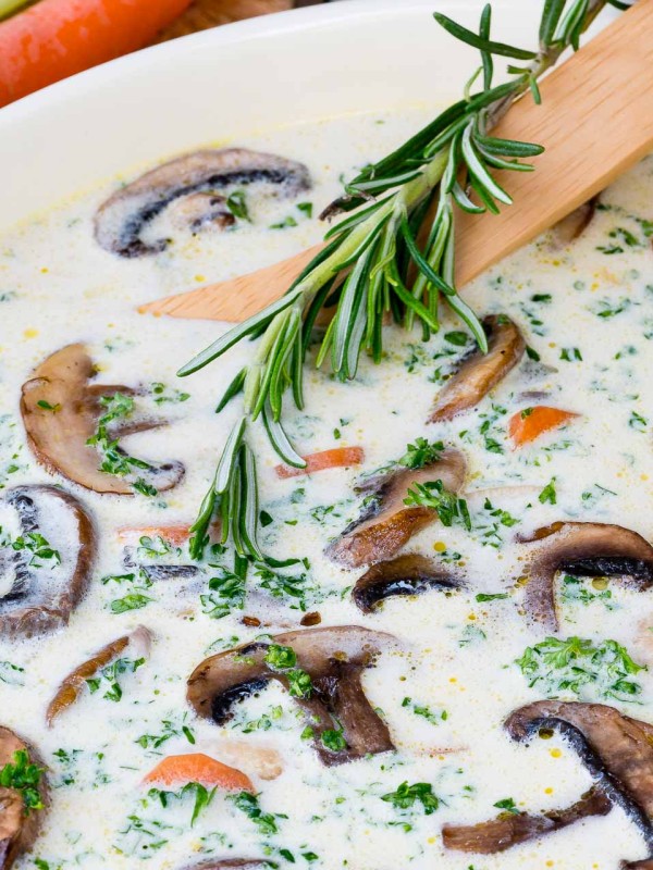 Eat Clean Cream of Chicken & Mushroom Soup