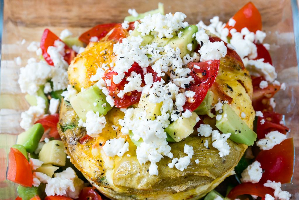 Greek Inspired Egg Muffins CleanFoodCrush