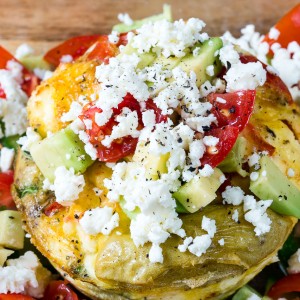 Greek Inspired Egg Muffins CleanFoodCrush