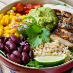 CleanFoodCrush Chicken Burrito Bowls + Cilantro-Lime Rice