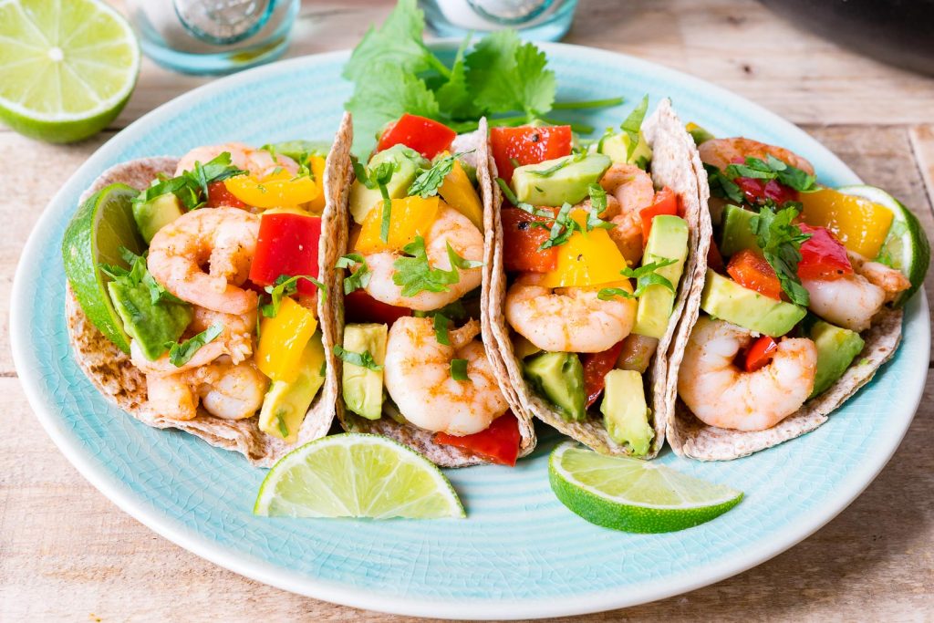 CleanFoodCrush Shrimp Fajitas with Avocado