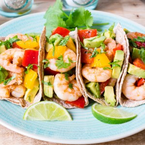 CleanFoodCrush Shrimp Fajitas with Avocado