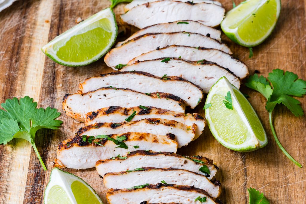 Healthy Grilled Taco Lime Chicken for Tacos